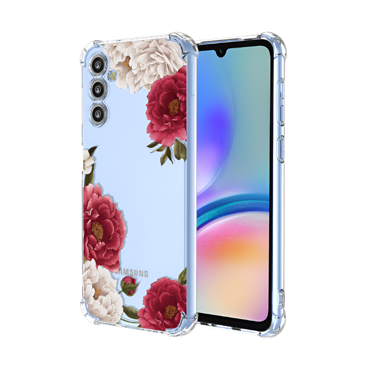 Ovitek za telefon "red flower" Samsung Galaxy A15 – Infostyle – Prozorna