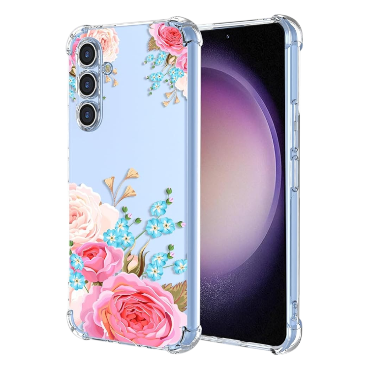 Ovitek "roses pinkblue" za Samsung Galaxy S23 – Infostyle