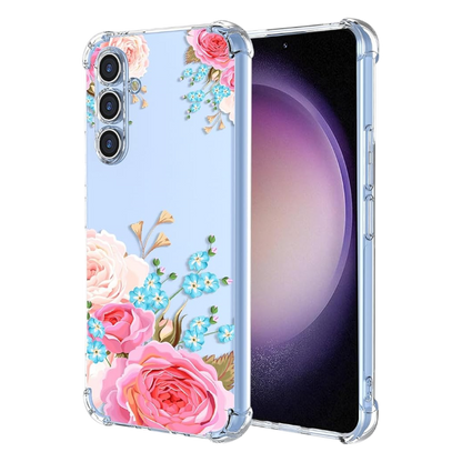 Ovitek "roses pinkblue" za Samsung Galaxy S23 – Infostyle