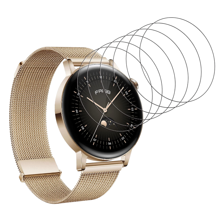 Zaščitna folija za uro "ivoler" Huawei Watch GT 3 42 mm / Garmin Forerunner 265 46 mm, 4kos