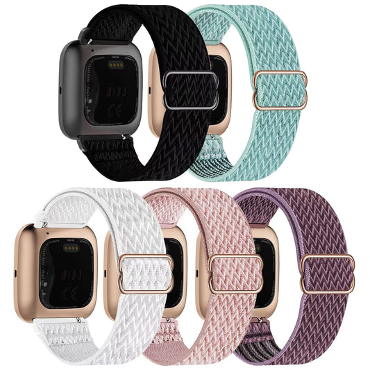 Paket 5 najlonskih pašèkov za Fitbit Versa / Versa 2 / Versa Lite