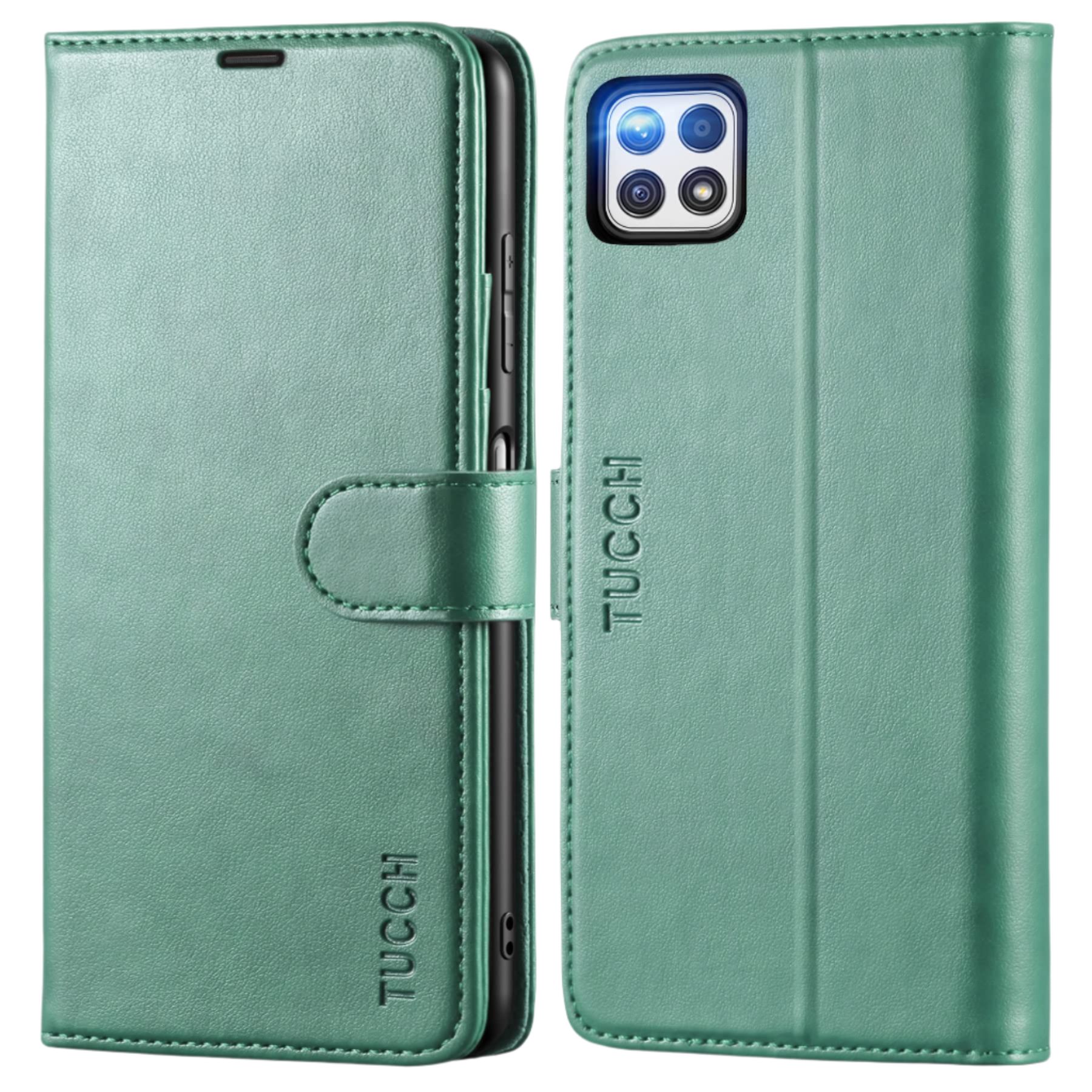 Preklopna torbica "TUCCH" Samsung Galaxy A22/A22s 5G – Zelena