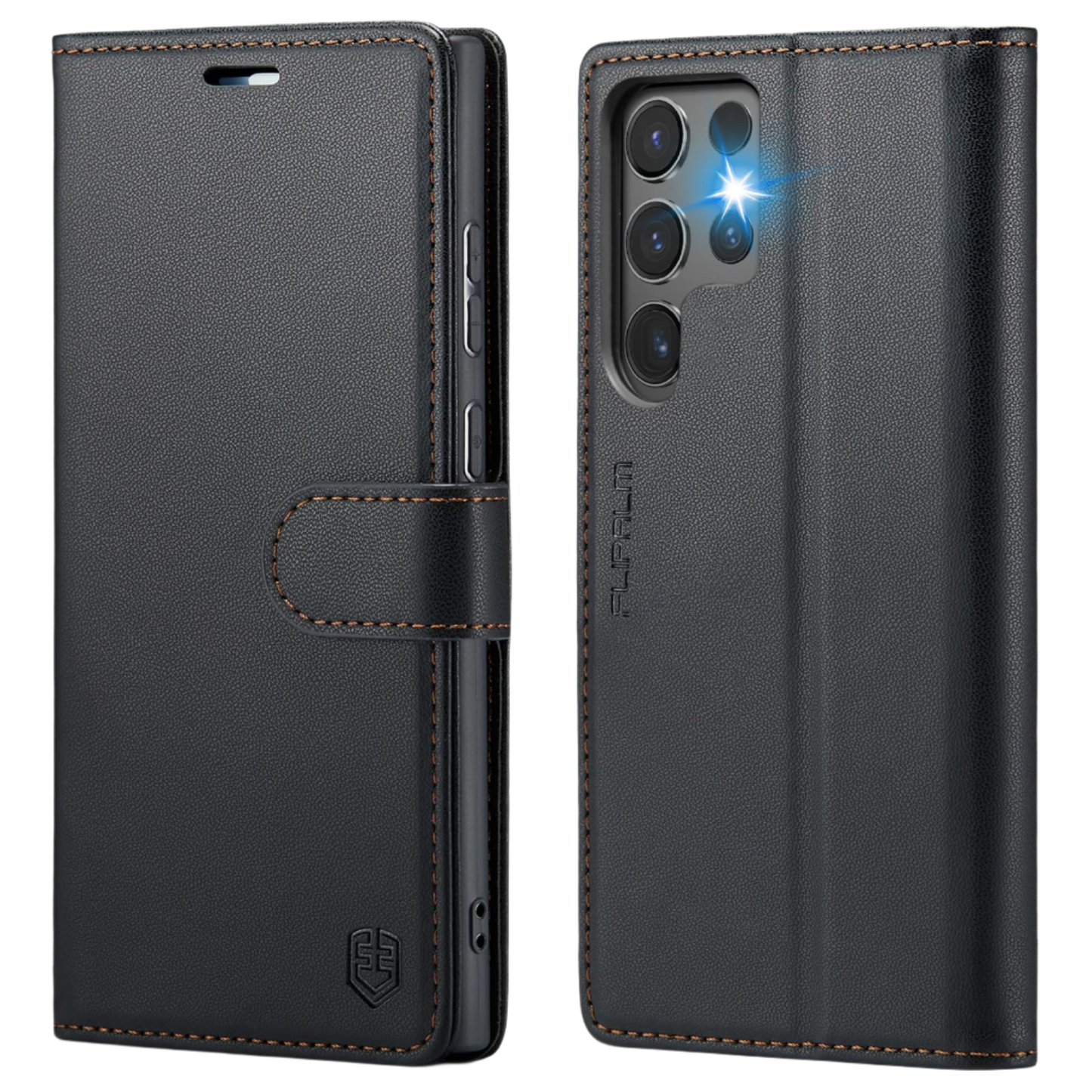 Preklopna torbica "Tuzon" Samsung Galaxy S24 Ultra – Infostyle – Črna