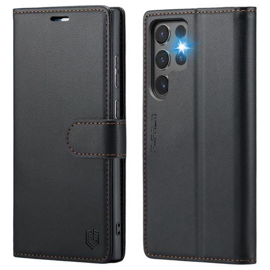 Preklopna torbica "Tuzon" Samsung Galaxy S24 Ultra – Infostyle – Črna