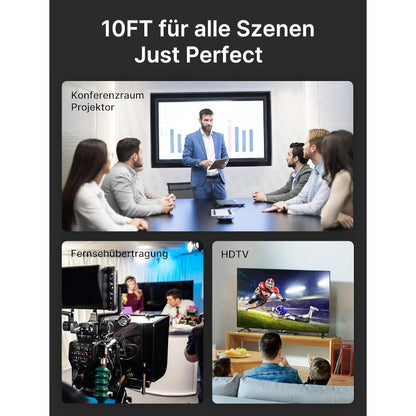 DisplayPort kabel 8K 60Hz, 3m – JSAUX