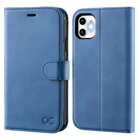 Preklopna torbica za telefon "OCASE" iPhone 11 – Infostyle – Modra