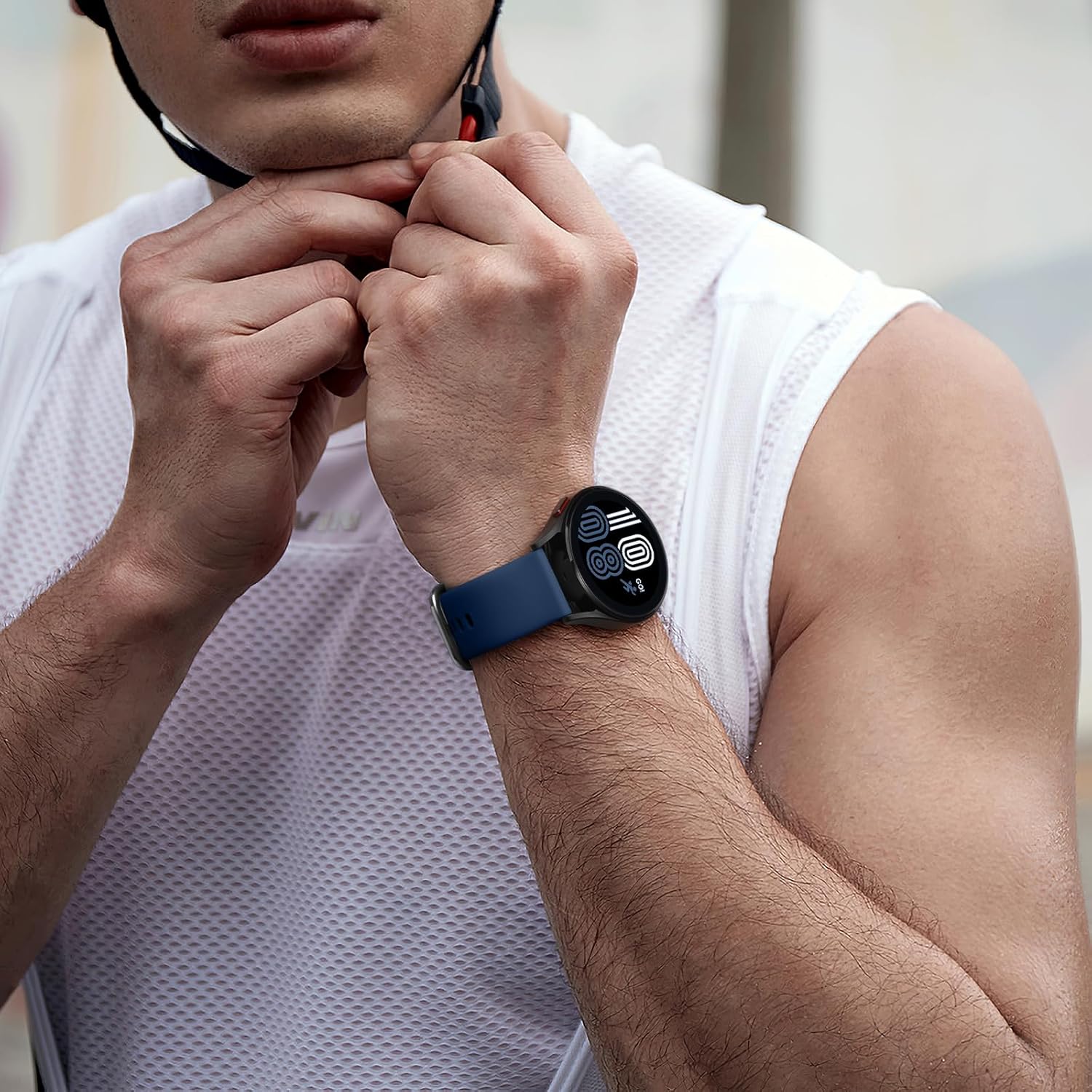 Pašček za Samsung Galaxy Watch 6 40 mm 44 mm, Galaxy Watch 6 classic 43 mm 47 mm, Galaxy Watch 5 Pro/Watch 4/Watch 4 Cla