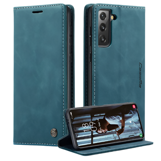 Preklopna torbica za telefon "Bigcousin" Samsung S21 Fe – Infostyle – Zelena