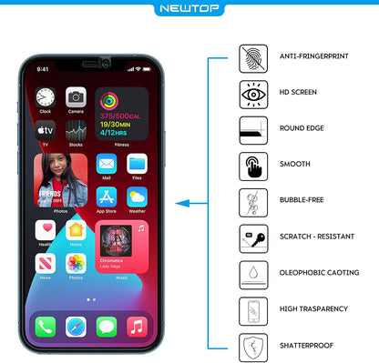 Zaščitna folija ''Privacy" za iPhone 12/ 12 Pro – Infostyle