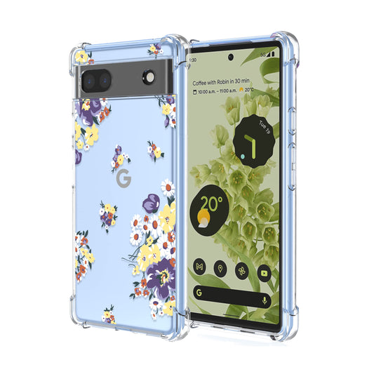 Silikonski ovitek Bouquets za Google Pixel 6a