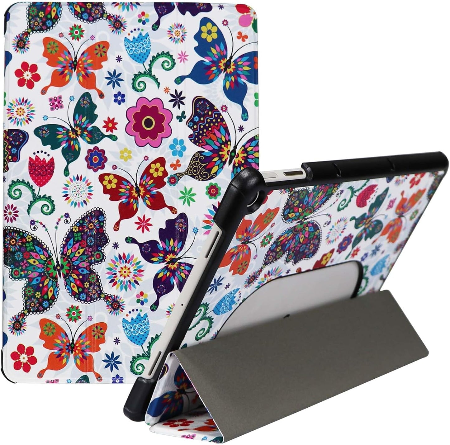ZhaoCo ultratanka PU kožna torbica za Google Pixel Tablet 11” 2023 – Folio stalak (Leptir)