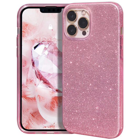 MATEPROX Glitter ovitek za iPhone 14 Pro Max roza