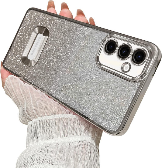 Ovitek za telefon "Bleščeč" Samsung Galaxy A54 5G-srebrna