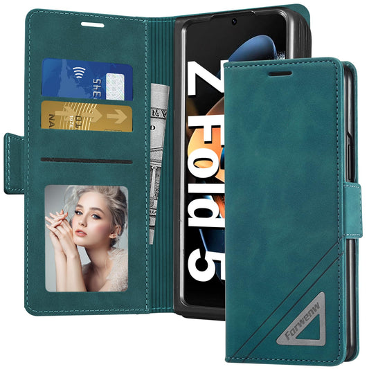 Ovitek Neivi za Samsung Galaxy Z Fold 5 zelena