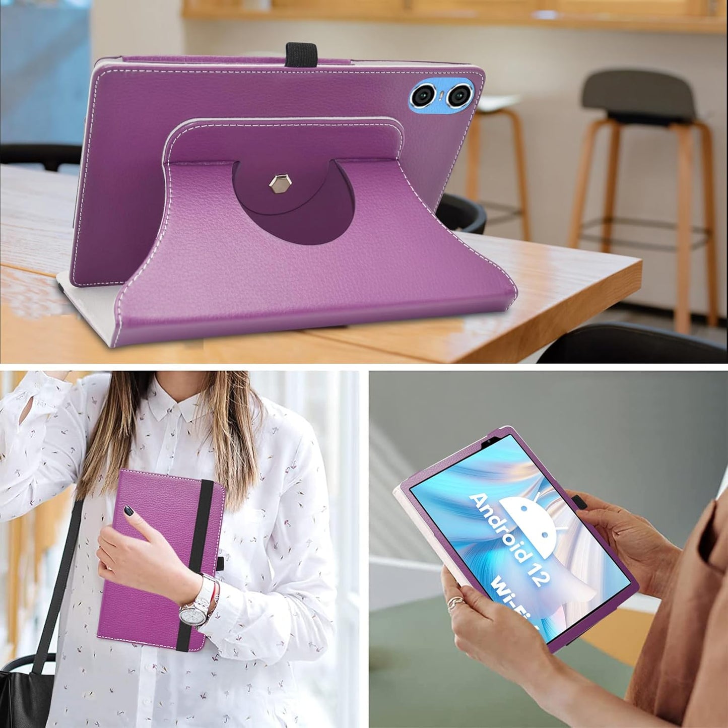 AMA MOUTH case for TECLAST P26T 10.1" – purple