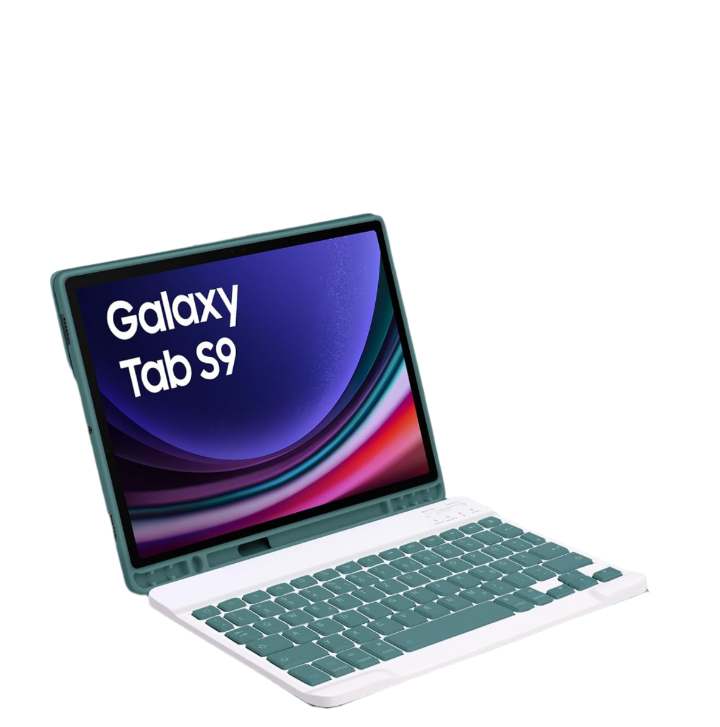Ovitek s tipkovnico za Samsung Galaxy Tab S9 11 Inch 2023 – GOOJODOQ – Zelena