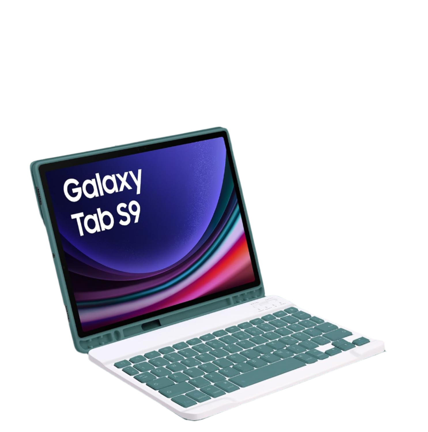 Ovitek s tipkovnico za Samsung Galaxy Tab S9 11 Inch 2023 – GOOJODOQ – Zelena