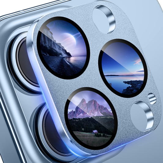 Zaščita za kamero "WSKEN" iPhone 13 Pro/13 Pro Max, srebrna – Srebrna