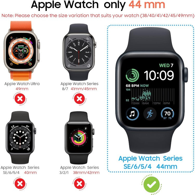 Zaščitni ovitek ''Diruite'' iz kaljenega stekla za iWatch 44 mm, 2kos – Infostyle