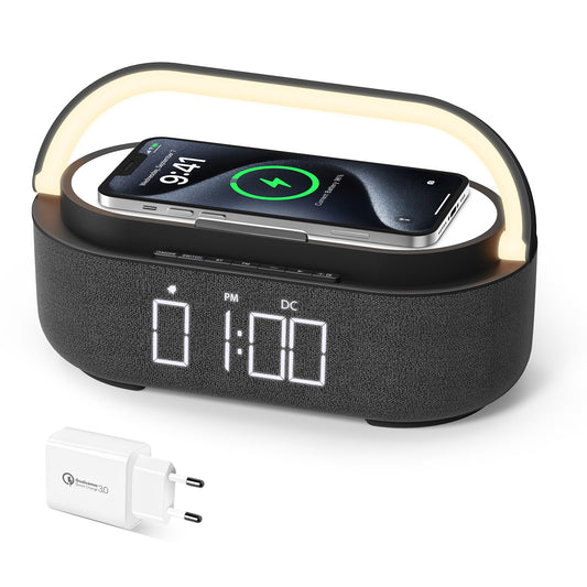 COLSUR Bluetooth zvoènik z radiem in 15W brezžiènim polnilnikom