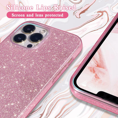 Ovitek za telefon ''Glitter'' iPhone 13 Pro Max, roza – MATEPROX