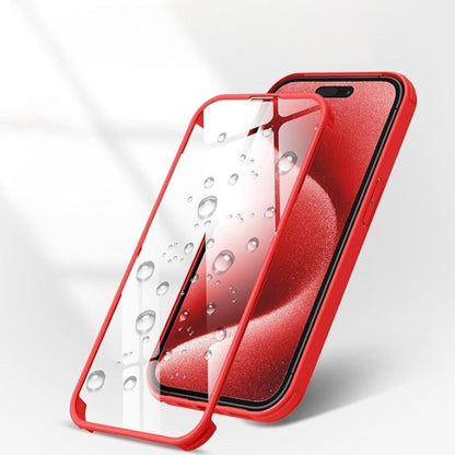 Ovitek "360" za iPhone 15 Pro, rdeča – DOSNTO