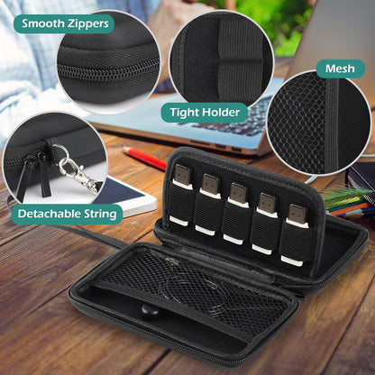 GeeRic Memory Card and USB Organizer - Accessories Protective Case