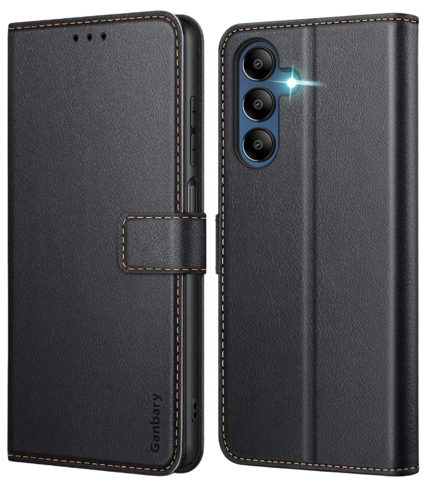 Preklopna torbica "Ganbary" Samsung Galaxy A15 4G/A15 5G – Infostyle – Črna