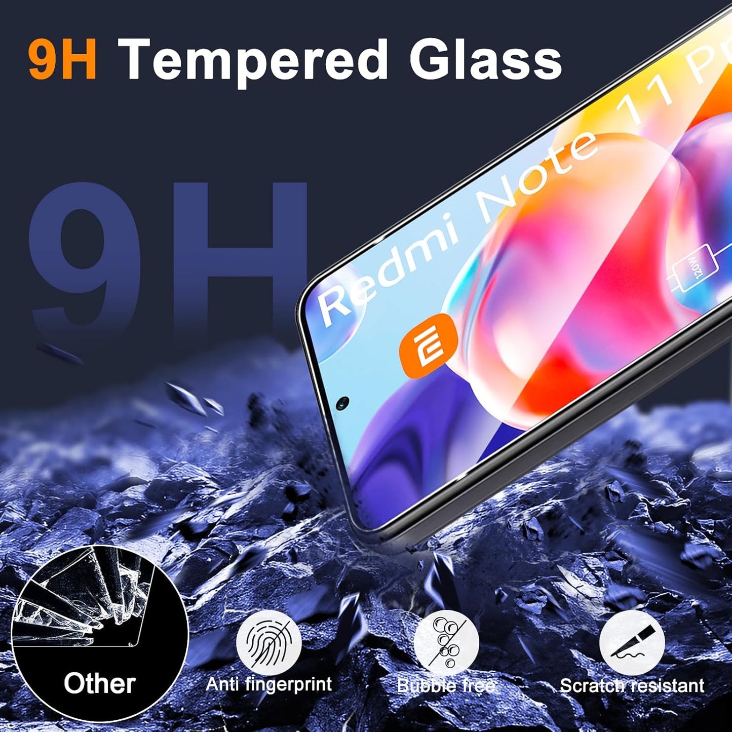 Zaščita zaslona za Xiaomi Redmi Note 11 Pro/11 Pro Plus, 2 kos – Infostyle