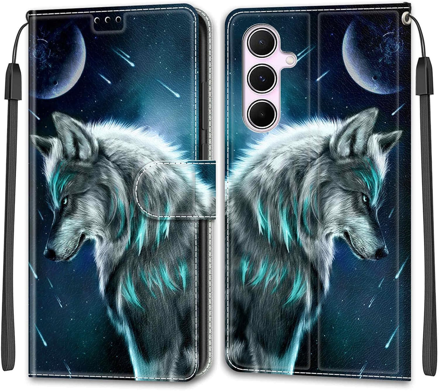 "Wolf" Flip Case for Samsung Galaxy A55 5G