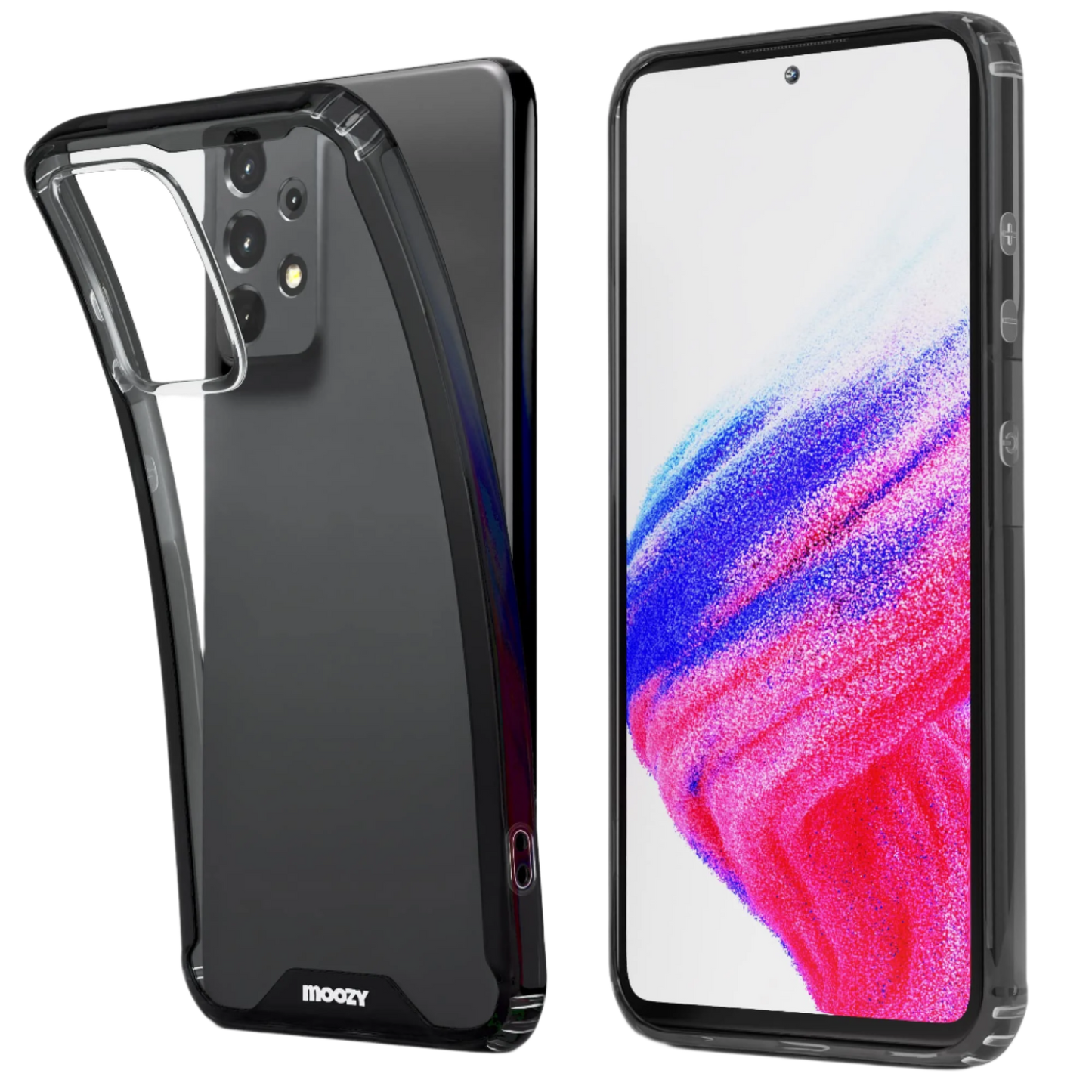 Ovitek za telefon "Moozy Xframe" Samsung Galaxy A53 5G – Infostyle – Prozorna