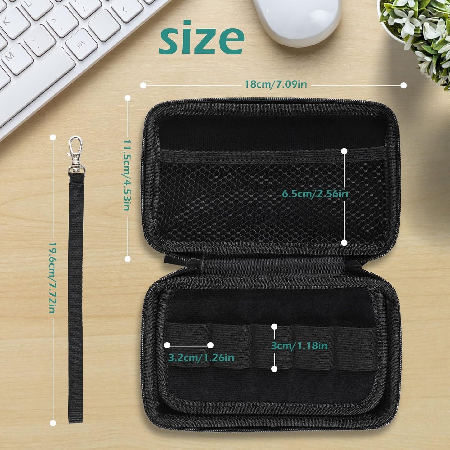 GeeRic Memory Card and USB Organizer - Accessories Protective Case