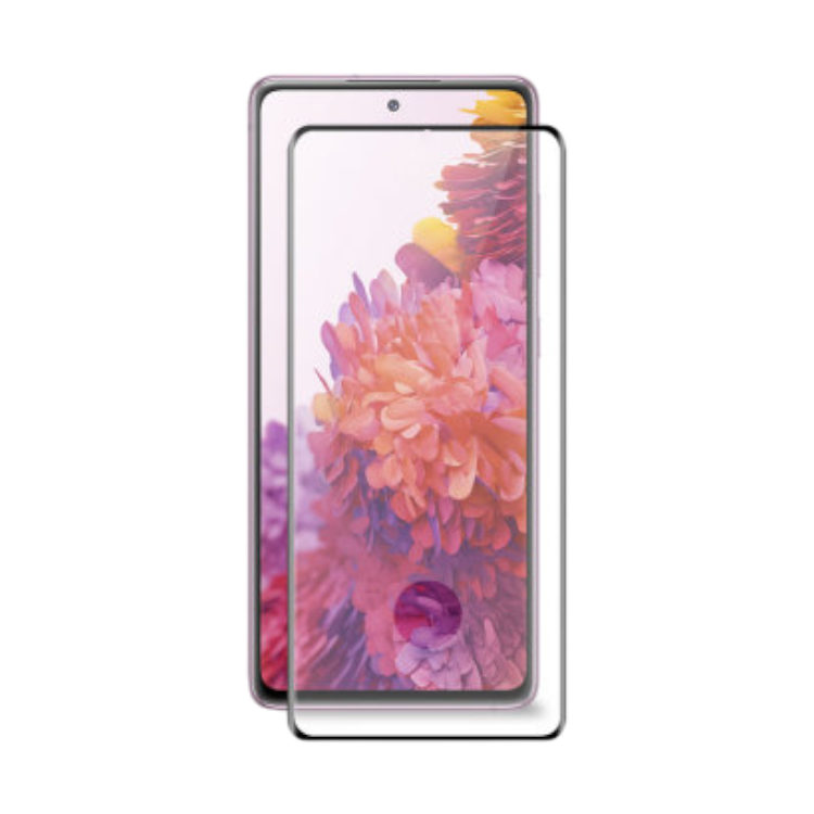 Zaščitno steklo za ekran + zaščita za kamero za Samsung Galaxy S20 – Infostyle – Svetlo modra / PC + TPU silikon