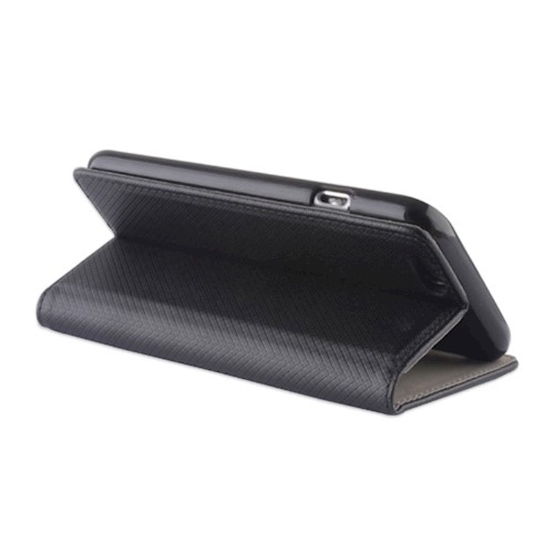 Flip cover for Honor 600 Lite, Magnetic – black