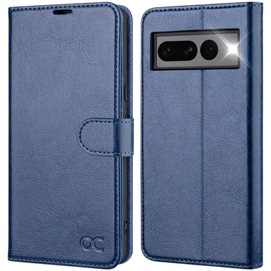 Preklopna torbica za telefon "OCASE" Google Pixel 7 Pro – Infostyle – Modra