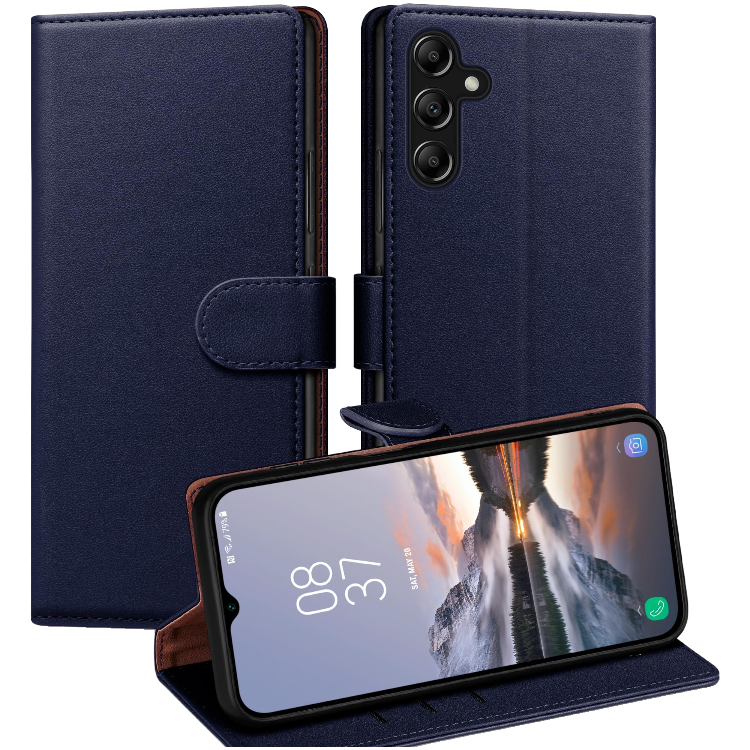 Preklopna torbica "RingPi" Samsung Galaxy A14 – Infostyle – Modra