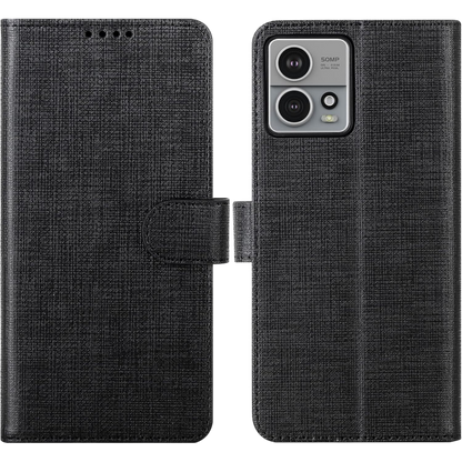 Preklopna torbica "foluu" za Motorola Edge 30 Ultra, črna – Infostyle – Črna