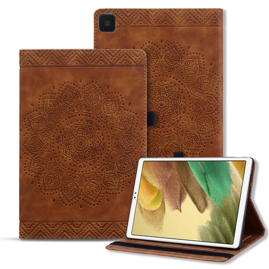 Ovitek Mandala za Samsung Galaxy Tab A7 Lite SM-T220 / T225 / T227 rjava