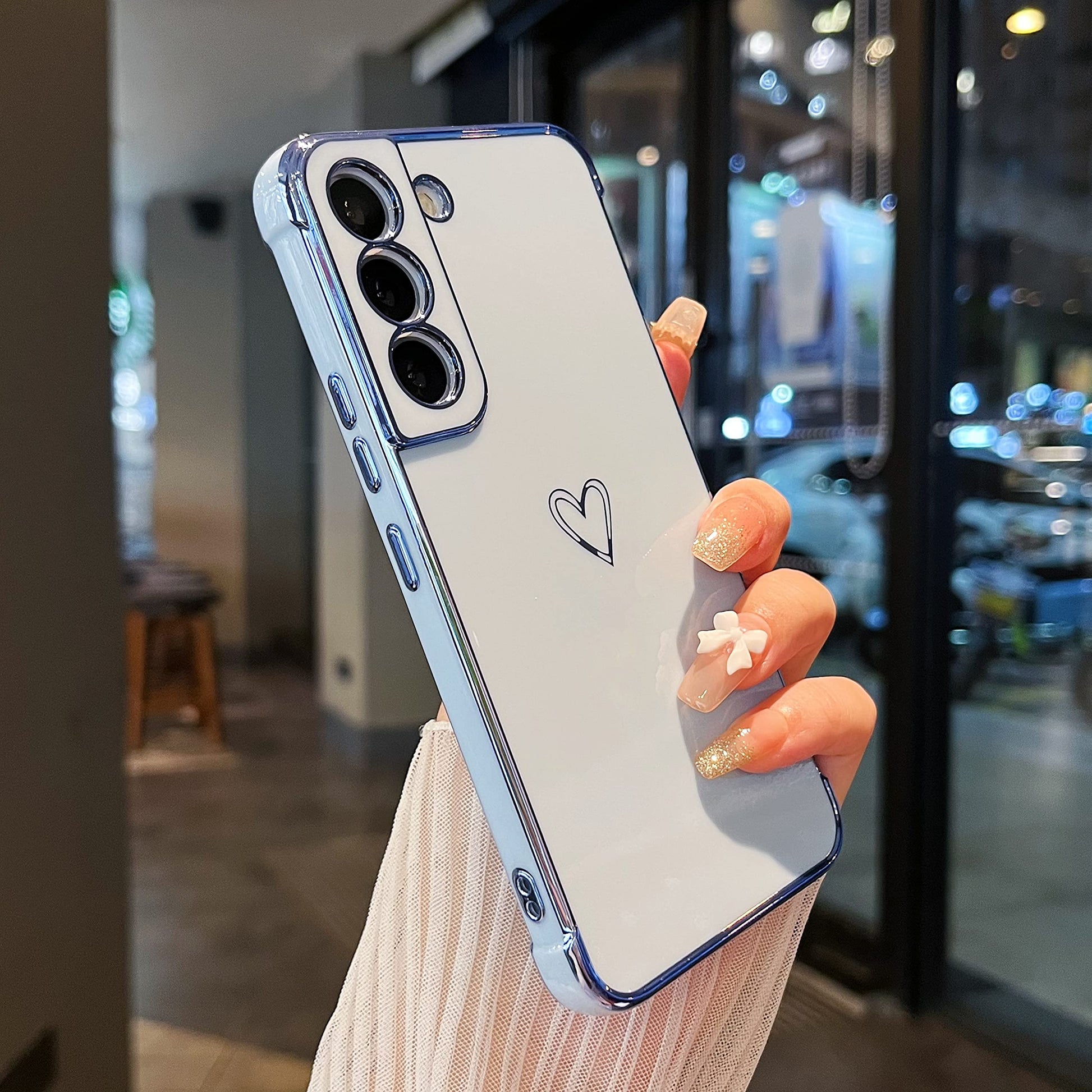 Ovitek Blueheart za Samsung Galaxy S21 Plus modra