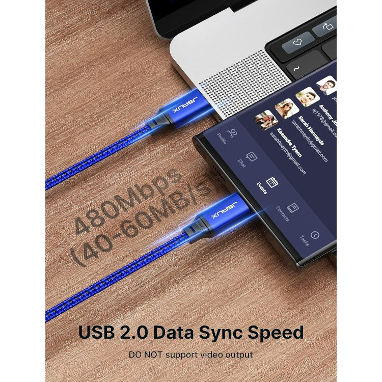 Kabel USB C v USB C 2m, 100W – JSAUX