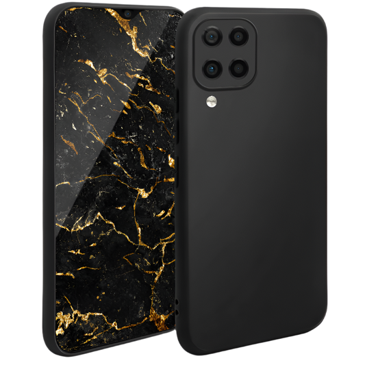 Ovitek za telefon "moozy" Samsung A12 – Črna
