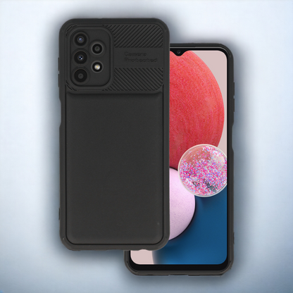 Silikonski ovitek "Camera Protected" za Samsung Galaxy A13 4G - črna – Infostyle – Črna / TPU silikon