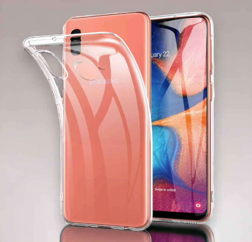 Silikonski ovitek za Samsung Galaxy A20E (2mm) - Prozorna – Infostyle – Prozorna / Silikon