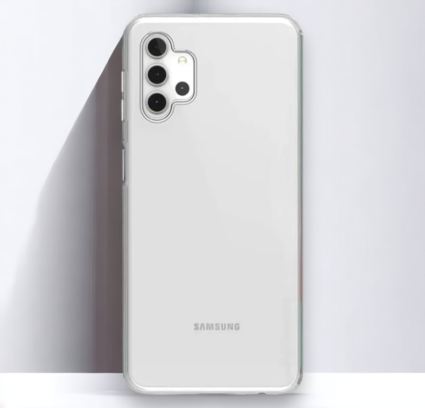 Silikonski ovitek za Samsung Galaxy A32 5G (2mm) - Prozorna – Infostyle – Prozorna / Silikon