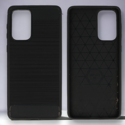 Silikonski ovitek "carbon lite" za Samsung Galaxy A32 4G - Črna – Infostyle