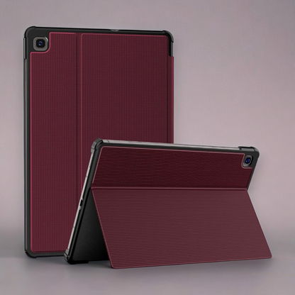 Preklopna torbica "Smart" za tablični računalnik Samsung Tab S6 Lite 10.4" 2020 – Soke – Temno rdeča / TPU silikon + mik