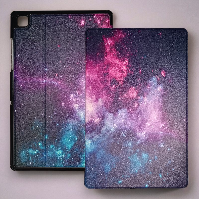 Preklopna torbica "Galaxy" za tablični računalnik Samsung Galaxy Tab A7 10.4" 2020 – Soke – Vijolična / Umetno usnje + P