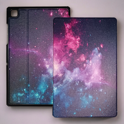 Preklopna torbica "Galaxy" za tablični računalnik Samsung Galaxy Tab A7 10.4" 2020 – Soke – Vijolična / Umetno usnje + P