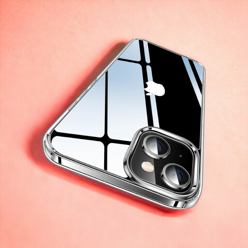 Ovitek "Crystal Clear" za iPhone 13/14 – Infostyle – Prozorna / PC + TPU silikon