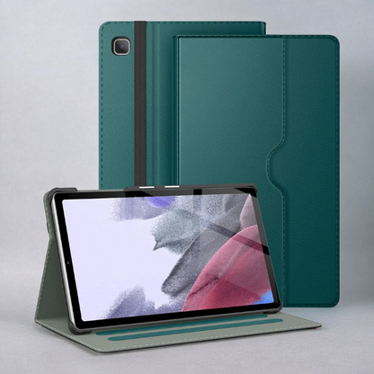 Preklopna torbica "Business" za tablični računalnik Samsung Tab A7 Lite 8.7" 2021 – Soke – Temno zelena / Umetno usnje +